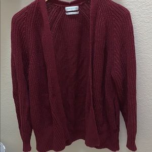 Dolman cardigan urban outfitters burgundy